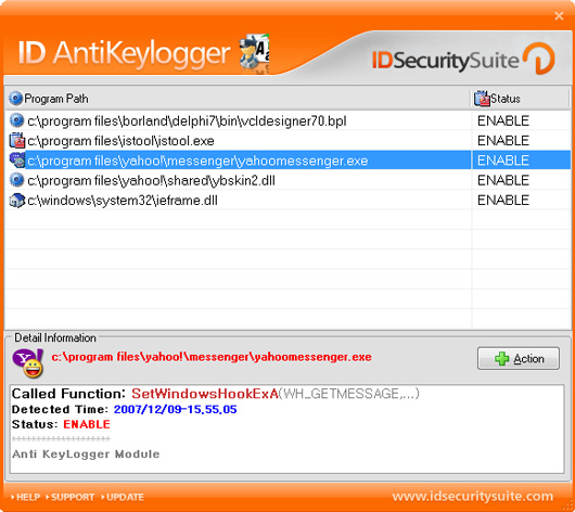 ID AntiKeylogger screen shot