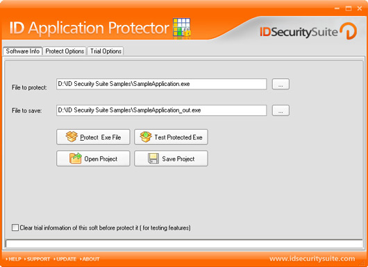 Click to view ID Application Protector 1.2 screenshot