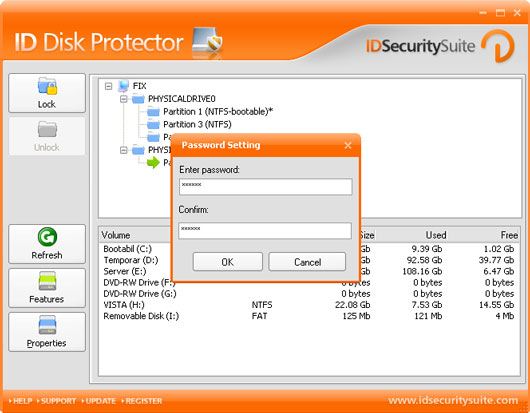ID Disk Protector Screenshot