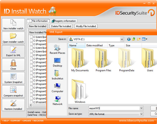 ID Install Watch screen shot