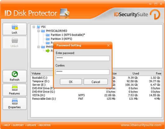 Click to view ID Disk Protector 1.2 screenshot